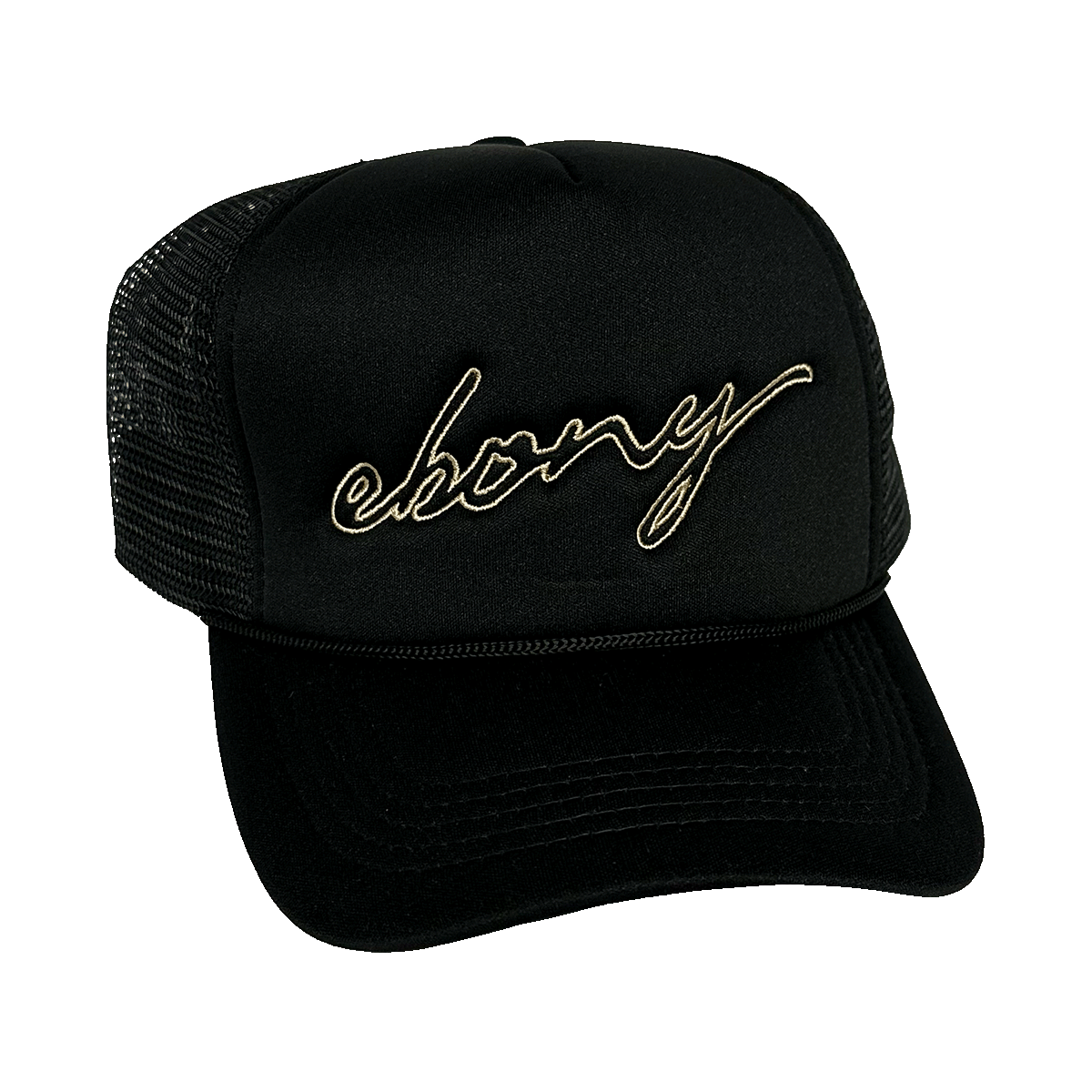 Black Trucker Hat