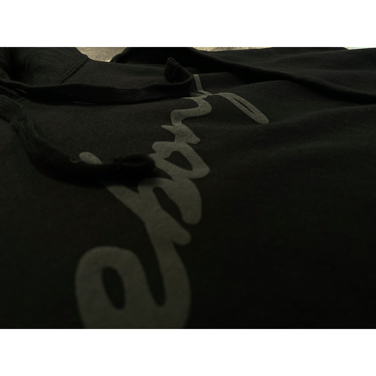 Ebony Hoodie (Puff Print)